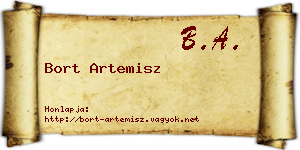 Bort Artemisz névjegykártya